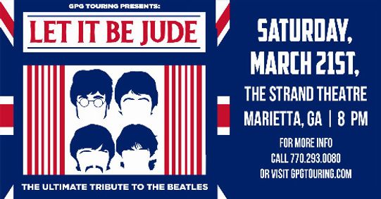 GPG Beatles Tribute: 'Let It Be Jude' show poster