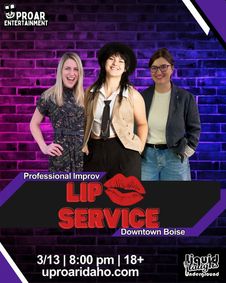 Uproar Comedy Presents: Lip Service!! Improv Comedy Show! show poster