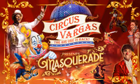 Circus Vargas Presents 'Masquerade!' at Mershops North County Mall! in Sacramento