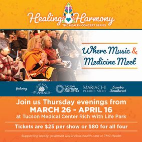 TMC Health Healing Harmony Concert Series show poster