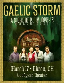 Gaelic Storm: A Night at P.J. Murphy's show poster