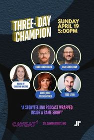 Three-Day Champion show poster