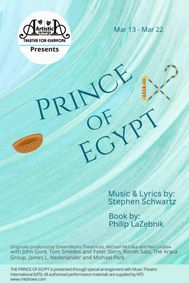 The Prince of Egypt show poster