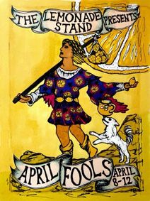 April Fools show poster