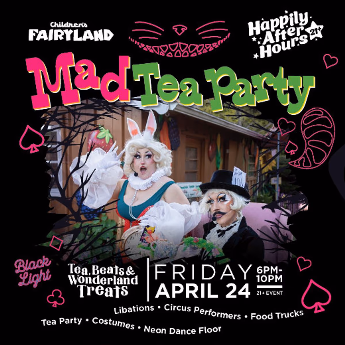 21+ Mad Tea Party: an Alice in Wonderland Immersive Experience at  Children's Fairyland San Francisco / Bay Area - 2026