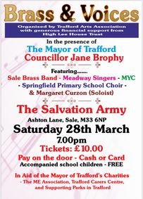 Brass and Voices show poster