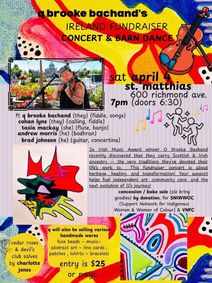 Folk and Fiddle Concert and Barn Dance with Q Brooke Bachand and Friends show poster