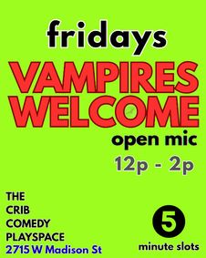 Vampires Welcome show poster