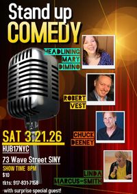 Saturday Night Live Comedy headlining Mary Dimino show poster