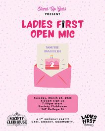 Ladies First Open Mic