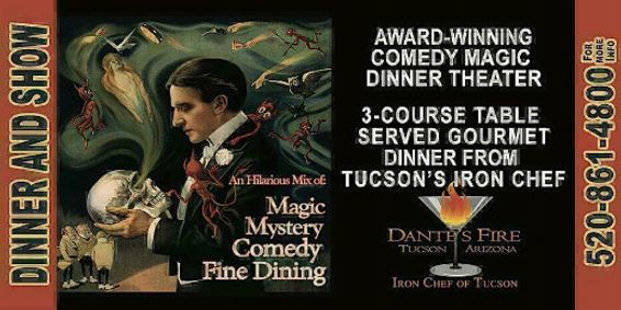 Mystery and Magic Dinner Theater - 'Murder at the Magic Show II' On Mar 26 to Mar 29, 2026 show poster