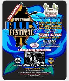 Fleetwood Blues Festival of Pennsylvania show poster