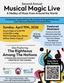 Second Annual Musical Magic Live A Medley of Music from Around the World show poster