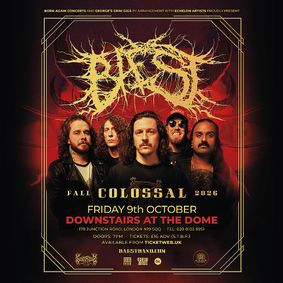 BAEST downstairs at The Dome - London show poster
