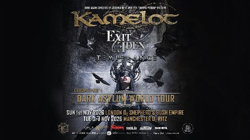 KAMELOT at O2 Shepherd's Bush Empire - London show poster