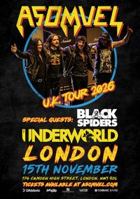 ASOMVEL at The Underworld - London show poster