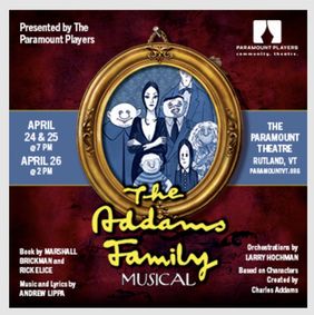 The Addams Family Musical show poster