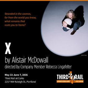 X by Alistair McDowall show poster