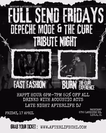 Depeche Mode and The Cure Live at Basecamp + Happy Hour + Late Night DJ