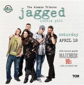 Back to The 90s: Alanis Morissette and Matchbox 20 + Late Night DJ show poster