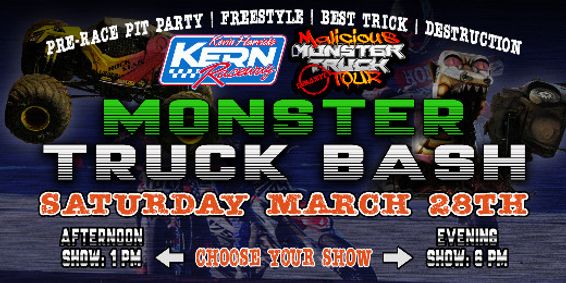 Monster Truck Bash at Kern Raceway show poster