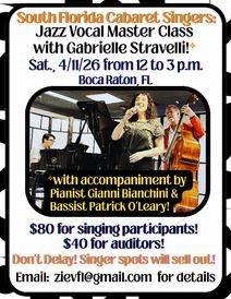 International Star Gabrielle Stravelli to Teach Master Class