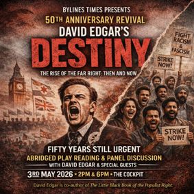 David Edgar's Destiny - 50th anniversary revival show poster