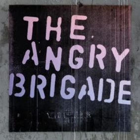 The Angry Brigade show poster