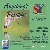 Anything's Possible - SingYourJoy 15th Anniversary Celebration Concert