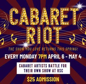 CABARET RIOT show poster