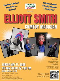 Elliott Smith Comedy Magician show poster