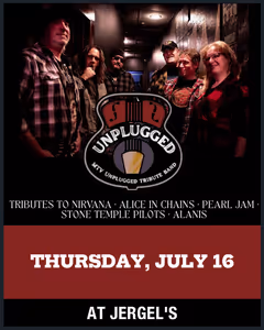 MTV Unplugged Tribute Band returns to Jergel's Rhythm Grille On July 16, 2026