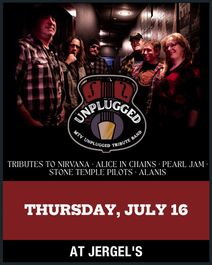 MTV Unplugged Tribute Band returns to Jergel's Rhythm Grille On July 16, 2026