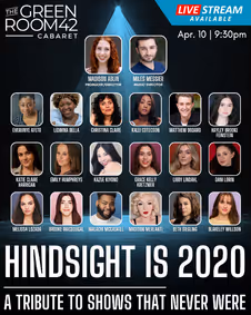 Hindsight is 2020 @ The Green Room 42 show poster