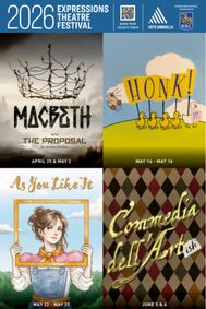 Expressions Theatre Festival show poster