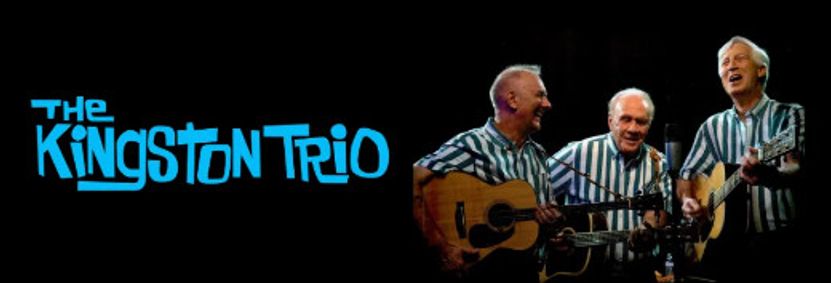THE KINGSTON TRIO – Fri April 17, 7:30pm show poster