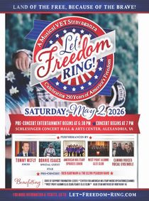 'Let Freedom Ring,' an America 250 Concert show poster