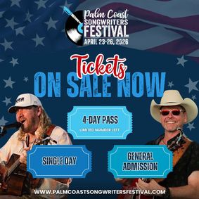 Palm Coast Songwriters Festival show poster