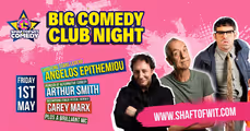 RISBY VILLAGE Big Comedy ClubNighy With Angelos Epithemiou, Arthur Smith and CArey Marx in UK Regional