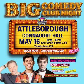Attleborough Big Comedy Club Night show poster