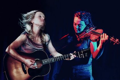 Anya Hinkle and Libby Weitnauer at the Shady Grove Coffeehouse show poster