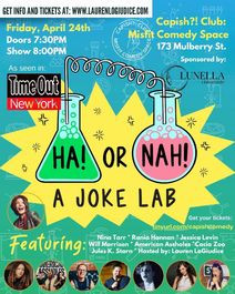 Ha! or Nah!: A Joke Lab *TimeOut NY PICK!*