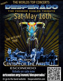 Desperado Premier Tribute to the Eagles show poster
