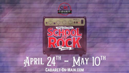 School of Rock the Musical show poster