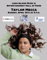 Taylor Mecca to Perform at Long Island Music & Entertainment Hall of Fame on April 12th in Long Island