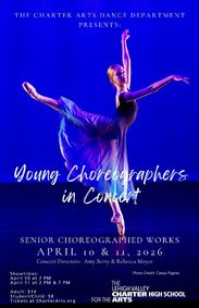 Young Choreographers in Concert show poster