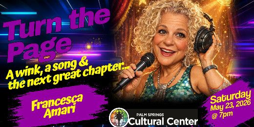 "Turn the Page: A wink, a song & the next great chapter"