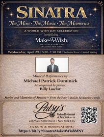 Sinatra: The Man, The Music, The Memories - Benefitting Make-A-Wish Metro New York and Western New York