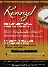 Kenny! – The Kenneth Williams Centenary Musical show poster