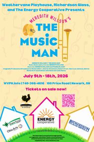 The Music Man show poster